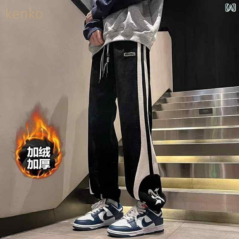 ・カテゴリ: スポーツカジュアルパンツ・性別: メンズ・スタイル: 韓国・主な素材: ポリエステル30-50%・生地: コーデュロイ・厚さ: 裏起毛・伸縮性: ややあり・ウエスト: ミッドライズ・丈: フルレングス・シルエット: ルーズフィット・裾: ストレート・フロント: ドローストリング・加工: ノーアイロン加工・ディテール: 配色・着用シーン: デイリー・カラー展開: ブラック、グレー、ブラウン・サイズ展開: M、L、XL、2XL、3XL・カテゴリ: スポーツカジュアルパンツ・性別: メンズ・スタイル: 韓国・主な素材: ポリエステル30-50%・生地: コーデュロイ・厚さ: 裏起毛・伸縮性: ややあり・ウエスト: ミッドライズ・丈: フルレングス・シルエット: ルーズフィット・裾: ストレート・フロント: ドローストリング・加工: ノーアイロン加工・ディテール: 配色・着用シーン: デイリー・カラー展開: ブラック、グレー、ブラウン・サイズ展開: M、L、XL、2XL、3XL