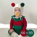 【送料無料】ベビーロンパース パンツ 帽子 3点セット ベビー服 ロンパース 女の子 サンタ 子供服 キッズ 出産祝い 赤ちゃん 新生児 カバーオール 可愛い ...