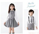 【送料無料】子供スーツ 女の子 男の子 入学式 卒業式 キッズスーツ 5点セット 春 夏 セットアップ シャツ 白シャツ 長袖 ワンピース フォーマルスーツ 七...