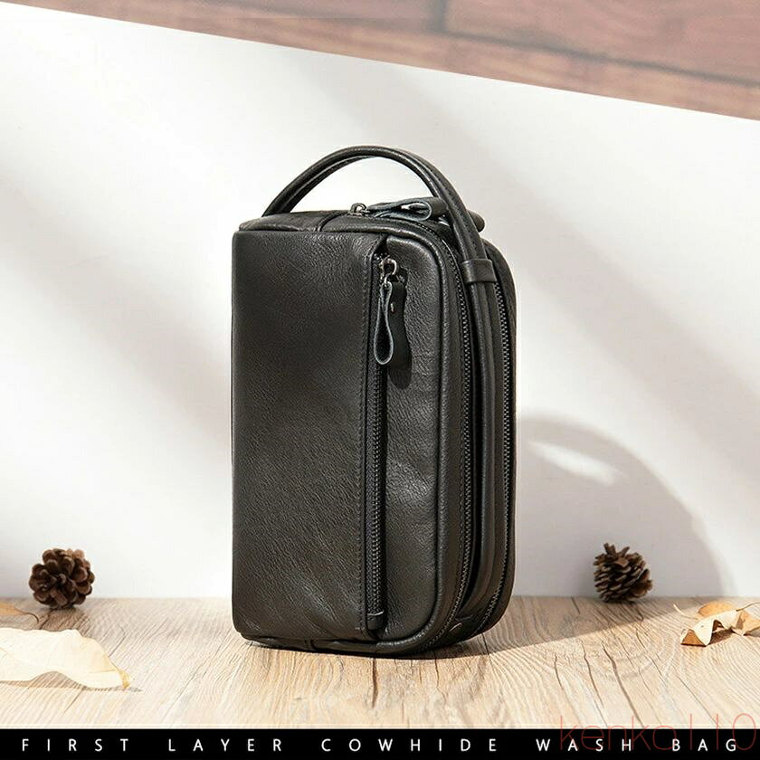 【送料無料】セカンドバッグ ハンドバッグ ポーチ ミニバッグ メンズ 本革 牛革 レザー 革 レザーバッ..