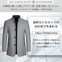 【送料無料】チェスターコート スタンドカラー 中綿コート 中綿ジャケット ウールコート テーラードジャケット ジャケット ウール コート メンズ アウター ビジ...