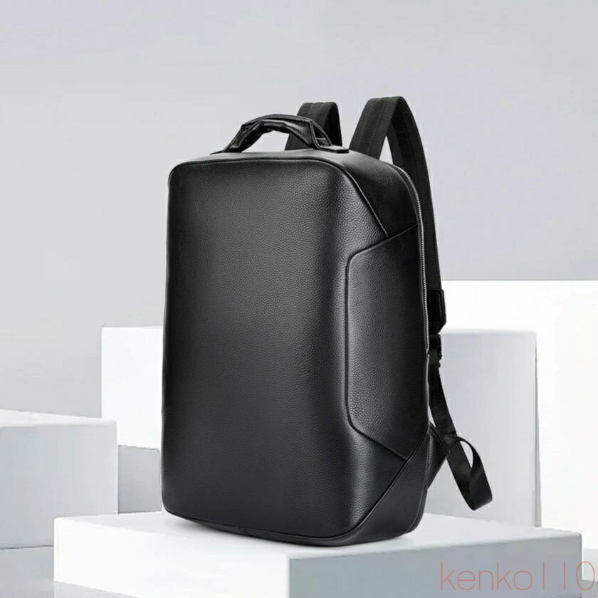 【送料無料】ビジネスバッグ リュック リュックサック メンズ 厳選牛革 多機能 2WAY バックパック 本革 A4 PC収納 パソコンバッグ レザーバッグ 大容量 男性用 通勤 自転車(4)