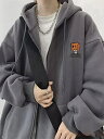 【送料無料】ジップ パーカー メンズ おしゃれ トップス 裏起毛 ジャケット 前開き 春 秋 秋冬 服 フーデッド 春秋 ブランド 大きい サイズ 人気 冬 長袖 スウェットパーカー