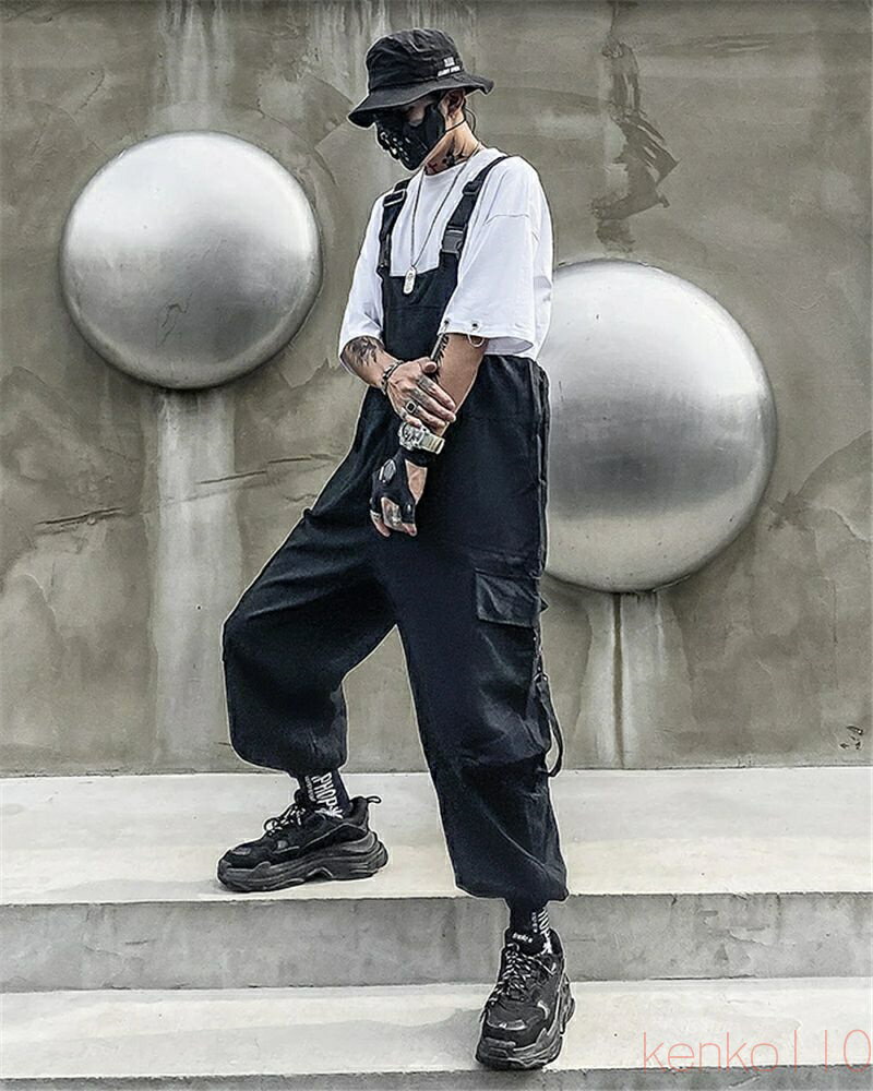 【送料無料】オーバーオール メンズ サロペット ワイド カジュアル レトロ 大きいサイズ ゆったり ワークマン 秋 パンツ つなぎ 秋冬 おしゃれ 作業着 オールインワン ボトム