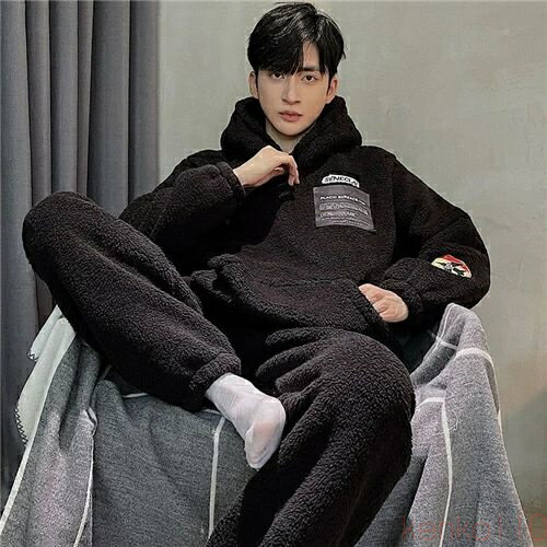 【送料無料】もこもこ パジャマ メンズ 冬用 モコモコ ルームウェア メンズ 長袖 ルームウェア もこもこ メンズ 冬 ブランド おしゃれ パジャマ メンズ モコモコ ルームウェ