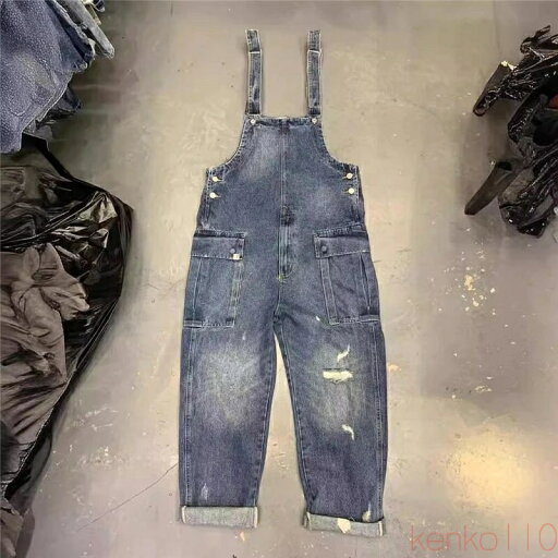【送料無料】オーバーオール メンズ サロペット ワイド 春 レトロ ゆったり デニム ストレートパンツ 秋 パンツ つなぎ 秋冬 おしゃれ 作業着 オールインワン ボトムス 大き 【送料無料】オーバーオール メンズ サロペット ワイド 春 レトロ ゆったり デニム ストレートパンツ 秋 パンツ つなぎ 秋冬 おしゃれ 作業着 オールインワン ボトムス 大き