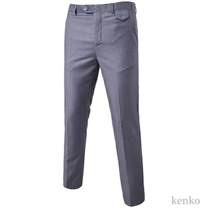 【送料無料】仕事着 通勤 大きいサイズ 美脚 細身 ストレッチ ビジネス パンツ 洗える 春夏秋 スリム ビジネスパンツ メンズ スラックス