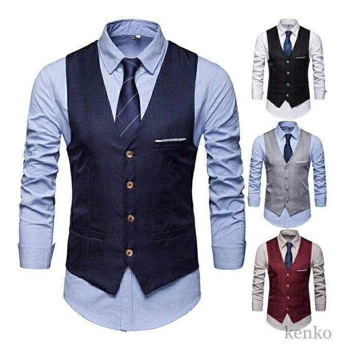 【送料無料】ビジネス 二次会 結婚式 細身ベスト チョッキ メンズ ベスト メンズ カジュアル ビジネスベスト ジレベスト メンズ ベスト