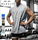 【送料無料】シンプル 大きいサイズ 速乾 無地 ノースリーブ トップス 男性用 袖なし Tシャツ ノースリーブ サマー メンズ タンクトップ