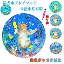 【送料無料】水プレイマット ペット ウォーターマット ひんやりマット 猫 水感覚マット ペットマット 水遊びマット ポータブル猫ベッド