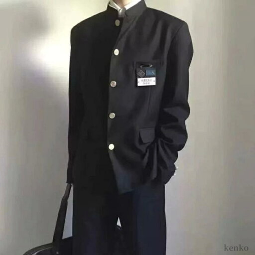 【送料無料】ズボン 詰襟 ジャケット 丸洗い 制服 学生服 ブレザー 男子 上着 パンツ+ブレザーの上下セット 上下セット ジュニア 学生服 スク
