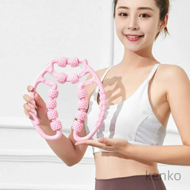 習慣家族の【送料無料】首 血行 むくみ 腰 コンパクト セルライト ふくらはぎ 美容 太もも 挟む式 手持ち 脚やせ 脚痩せ 自分磨き おうち美容 ラー｜アングル3