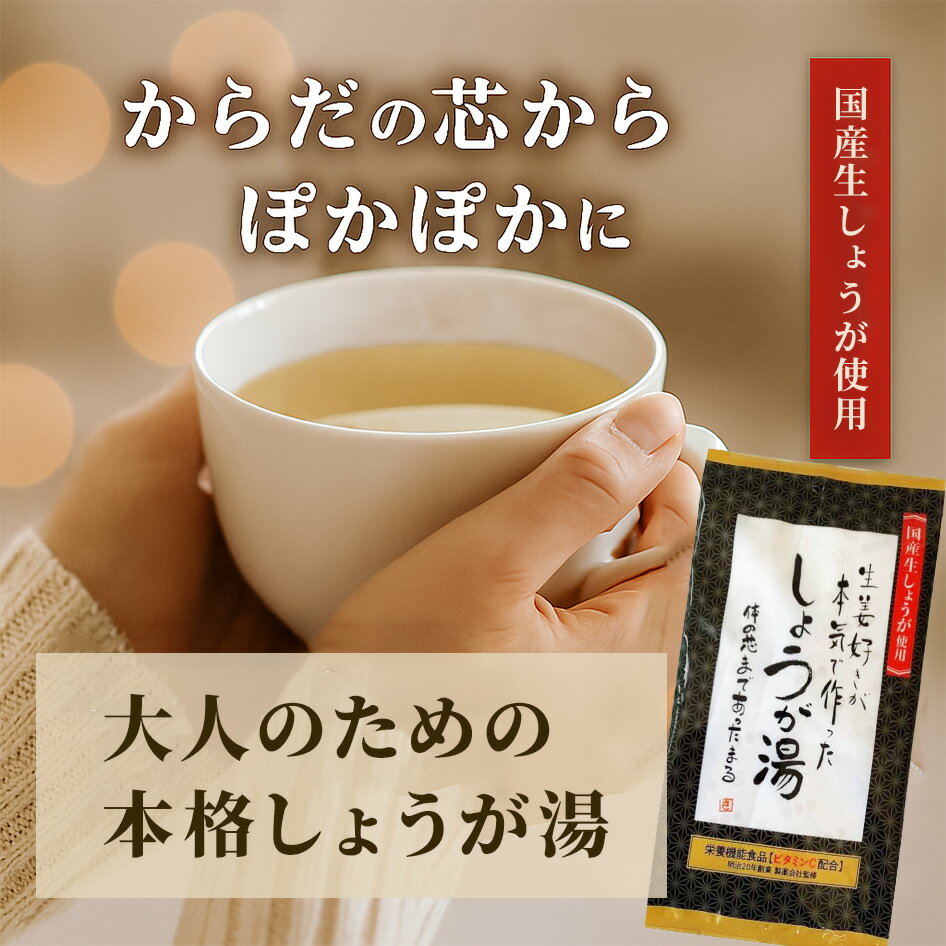 しょうが 生姜湯 15g×5包入り 飲料 大人...の紹介画像2