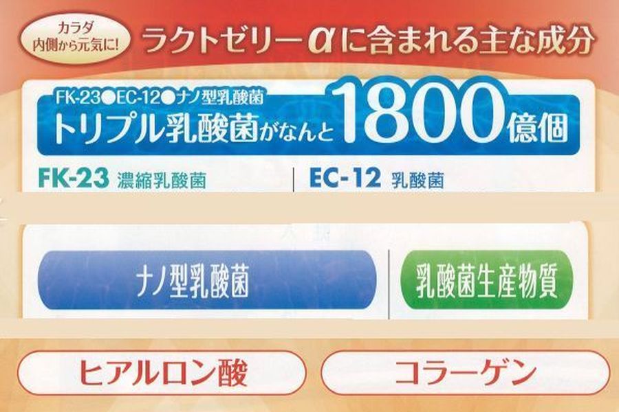 父の日 乳酸菌 ラクト 乳酸菌ゼリー 30包入 1個 お腹 コラーゲン トリプル乳酸菌 ...