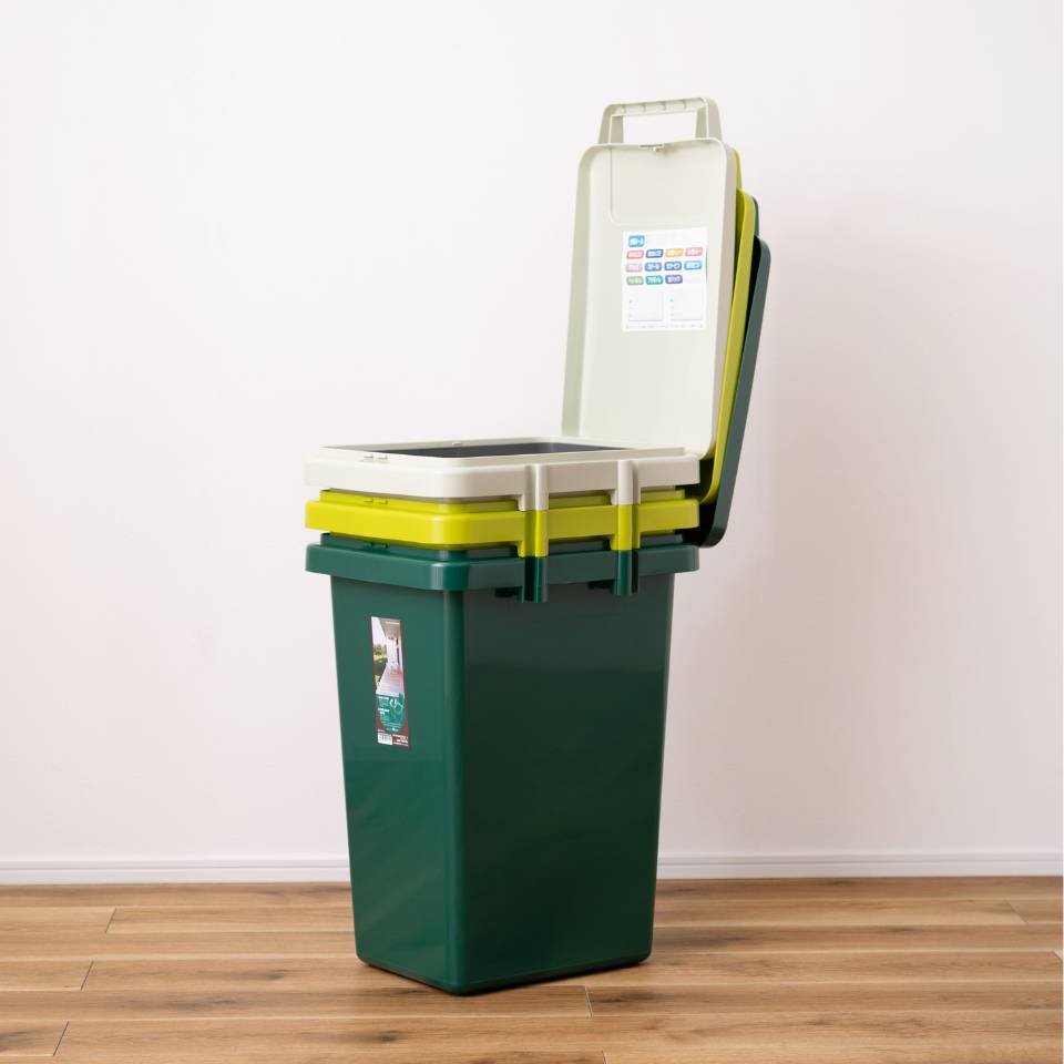 ゴミ箱 45l eco コンテナスタイル 分別ゴミ箱 縦型 日本製 ごみ箱 45リットル ダストボックス キッチン おしゃれ ふた付き フタ付き 大容量 屋外 北欧 シンプル エココンテナスタイル box