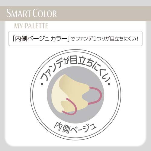 SMARTCOLOR MyPalette Beige×Burgundyふつう(7枚入×11セット)【超快適SmartColor】
