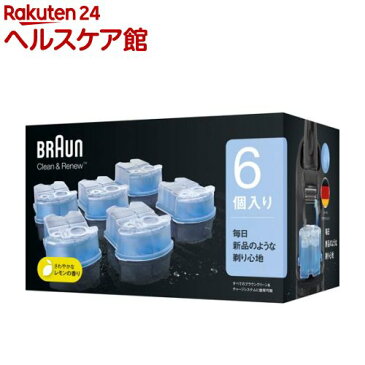 ブラウン クリーン＆リニューシステム専用 洗浄液 カートリッジ CCR6(6コ入)【ichino11】【ブラウン(Braun)】【送料無料】