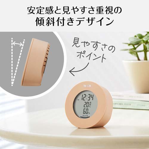 タニタ デジタル温湿度計 ブラウン TT-58...の紹介画像2