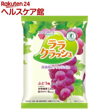 蒟蒻畑 ララクラッシュ ぶどう味(24g*8コ入)【蒟蒻畑】