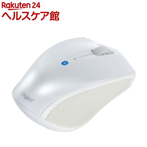 Digio2 Bluetooth 3ボタンBLUE LED小型マウス MUS-BKT99NW(1個)【Digio2】