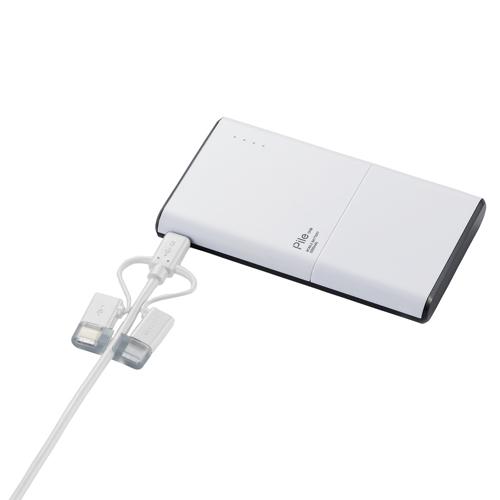 エレコム スマホケーブル USB2.0 Type-C Lightning 30cm ホワイト MPA-AMBLCAD03WH(1個)【エレコム(ELECOM)】