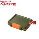 エレコム SD microSDカードケース 耐衝撃 CMC-SDCHD01GN(5個セット)【エレコム(ELECOM)】
