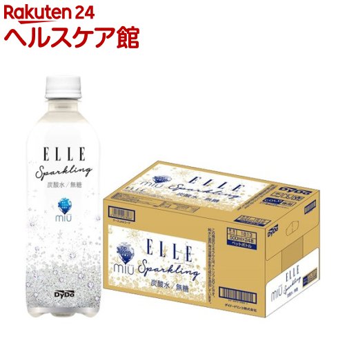 エル*ミウ スパークリング(500ml*24本入)【ダイドー】