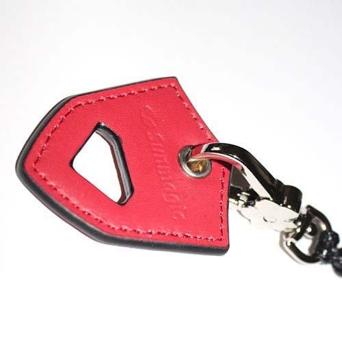 PrimaOpt 本革メガネホルダー レッド HOLDER-RD(1個) 3
