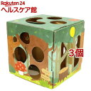 お店TOP＞ペット用品＞小動物用品＞ハムスター用品＞運動器具・おもちゃ(ハムスター用)＞ミニアニマン ハムちゃんのもりの箱 (3個セット)【ミニアニマン ハムちゃんのもりの箱の商品詳細】●かわいいハムちゃんのために組み立ててあげるペーパークラフト感覚のダンボールおもちゃ。●中は立ちはだかる2つの仕切りで3つの部屋に。隣を目指して壁をよじ登ったり下りたり楽しめる。壁には森の仲間のイラストがある。●外側にはユニークな窓がいっぱい。どこからでも出入りOK、中もよく見え、中の風景もかわいい。外側にも森の仲間があちらこちらに。●よじ登って、下りて、遊んで、かじって、かわいいハムちゃんの姿を見て楽めるダンボールのアスレチック玩具。●小型のハムスター用。日本製。【使用方法】・組み立て図に沿って組み立ててご使用ください。・飼育ケージ内の平らな場所に置いてください。・定期的に掃除などをして清潔にしましょう。【ミニアニマン ハムちゃんのもりの箱の原材料】ダンボール【注意事項】・用途、対象を守る。・水にぬらさない。・幼児の手の届くところで使用、保管しない。・火気の近くで使用しない。・子供が使用する場合は、安全のため大人が立ち会う。・必ず平らな場所に置いて使用する。・誤飲防止のため次のことを守る。※使用前に傷み具合を点検し、傷みが目立つ場合は使用しない※ペットの性格やクセ、体調などをよく理解したうえで遊ばせる※必ず人前で遊ばせる※長く噛み続けているときは一度おもちゃを離し、傷みが目立ちはじめたら使用をやめる※万一、誤飲したときは、すぐに獣医師に相談する・壊れたり、汚れが目立ってきた場合は、新しいものと取り替える。・個体により、小さい穴も無理に通り抜けようとしたり、隙間に足が引っかかったりする場合があるため、ケガをしないよう必ず様子を見ながら遊ばせる。・組み立て時や使用時は、ダンボールで手や顔を切らないよう十分にご注意下さい。【原産国】日本【ブランド】ミニアニマン【発売元、製造元、輸入元又は販売元】ドギーマンハヤシこちらの商品は、ペット用の商品です。※説明文は単品の内容です。リニューアルに伴い、パッケージ・内容等予告なく変更する場合がございます。予めご了承ください。・単品JAN：4976555247497ドギーマンハヤシ537-0002 大阪府大阪市東成区深江南1-16-140120-086-192広告文責：楽天グループ株式会社電話：050-5577-5042[小動物・鳥・は虫類・昆虫/ブランド：ミニアニマン/]