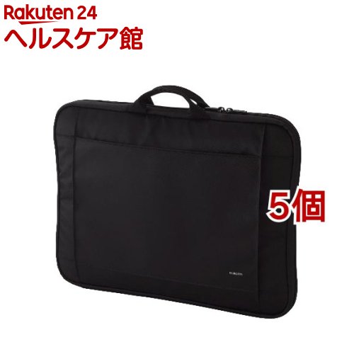 樂天商城 - エレコム インナーケース パソコンバッグ 軽量 16.4インチワイド 取っ手付 BM-IB017BK(5個セット)【エレコム(ELECOM)】