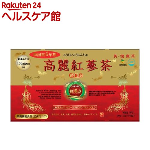 高麗紅参茶ゴールド(3g*30包)のサムネイル