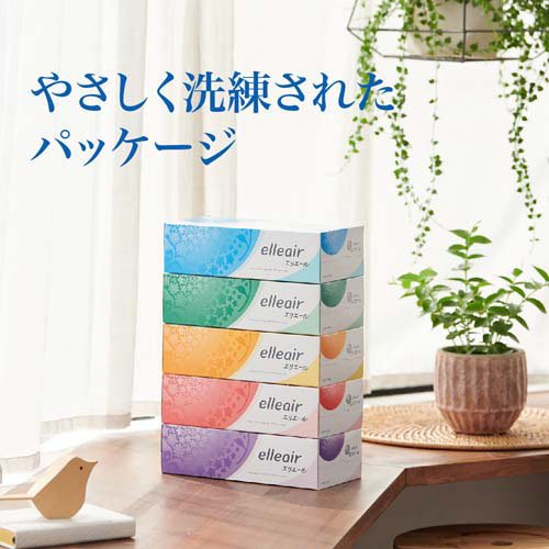 エリエール ティシュー(180組*5コ入*12コセット)【エリエール】[ティッシュ]