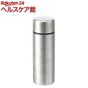 カクセー マグボトル 水筒 真空二重構造 保温 保冷 120ml シルバー UC-02(1個)