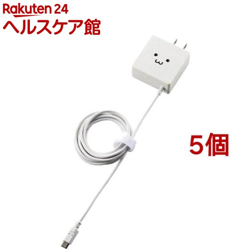 쥳 ޥ۽Ŵ ֥åȽŴ AC 1.5m 1.8AMPA-ACMBC154WF(5ĥå)ڥ쥳(ELECOM)