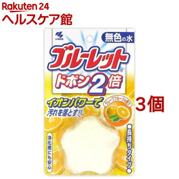 ブルーレット ドボン 2倍 無色 グレープフルーツの香り(120g*3コセット)【ブルーレット】