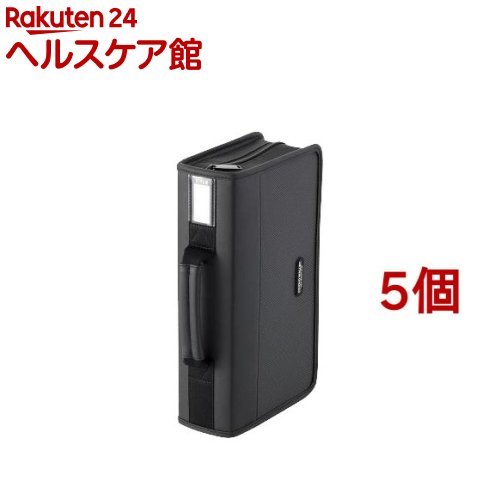 �G���R�� CD DVD�t�@�X�i�[�P�[�X CCD-SS96BK(5�Z�b�g) �G���R��(ELECOM) 