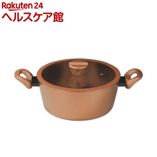 Glass Pots - VISIONS GOLD (ビジョン) IH対応 シチューポット 24cm CP-8810 ガラス蓋付き(1個)