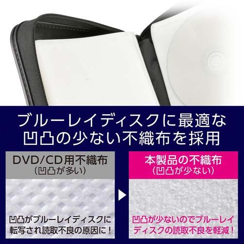 Blu-ray＆CD＆DVDケース 48枚収納 RBRC48(1個)【OHM】