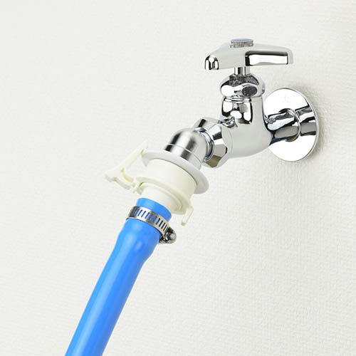 カクダイ GAONA(ガオナ) 二槽式洗濯機用給水ホース(接手セット) 1.0m GA-LC033 日本製(1セット)【GAONA】