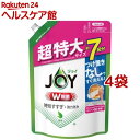 ジョイ W除菌 食器用洗剤 緑茶 詰め替え 超特大(930ml*4袋セット)【ジョイ(Joy)】
