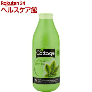 コテージ シャワージェル＆バスミルク グリーンティ(750mL)【コテージ(Cottage)】