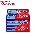 アクティ トイレに流せる たっぷり使える おしりふき(100枚×2個)【アクティ】