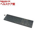 PCGEAR 無線ワイヤレスキーボード ブラック(1個)【OHM】(2)