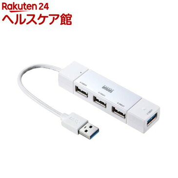 USB3.0+USB2.0コンボハブ ホワイト USB-HAC402W(1コ入)