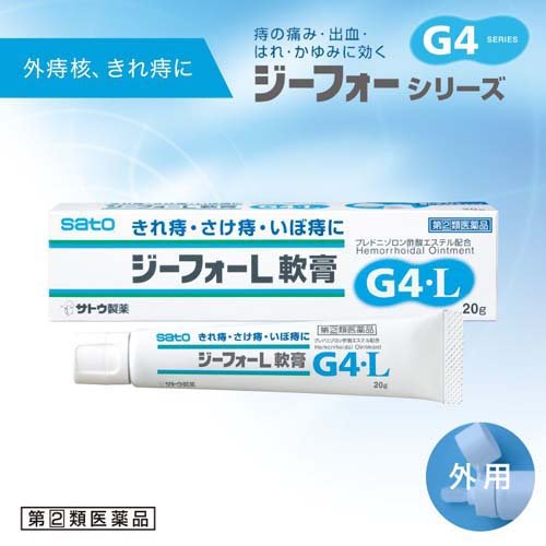 【第(2)類医薬品】ジーフォーL軟膏(20g)【ジーフォー】[軟膏 きれ痔 いぼ痔 痛み ...