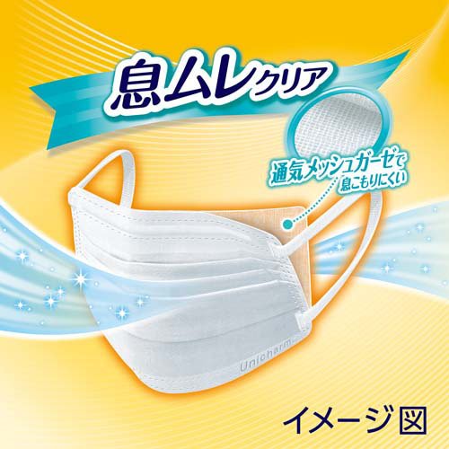 超快適マスク息ムレクリアタイプふつう 不織布マスク(25枚入*3箱セット)【超快適マスク】