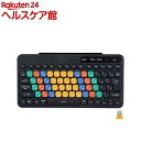 エレコム ワイヤレスキーボード 無線 2.4GHz コンパクト カラー キーボード ブラック(1個)【エレコム(ELECOM)】(2)