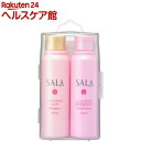 サラ ミニペア しっとりさらさら サラ スウィートローズの香り(55ml+55ml)【SALA(サラ)】