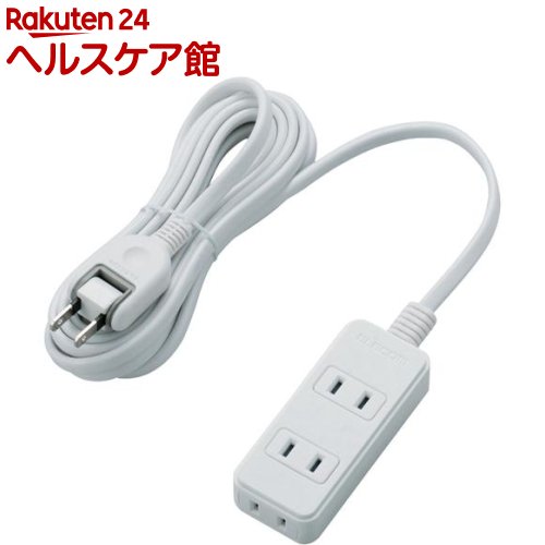 エレコム 延長コード 電源タップ 3m 2P 3個口 スタンダード スイング T-TS02-2330WH(1個)【エレコム(EL..