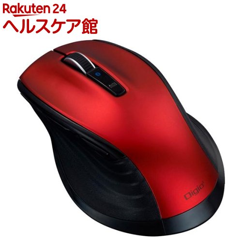 ナカバヤシ Digio2 大型BluetoothブルーLEDマウス F_Line MUS-BKF149R(1コ入)【ナカバヤシ】